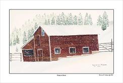 Pioneer Barn by Warren W. Adams